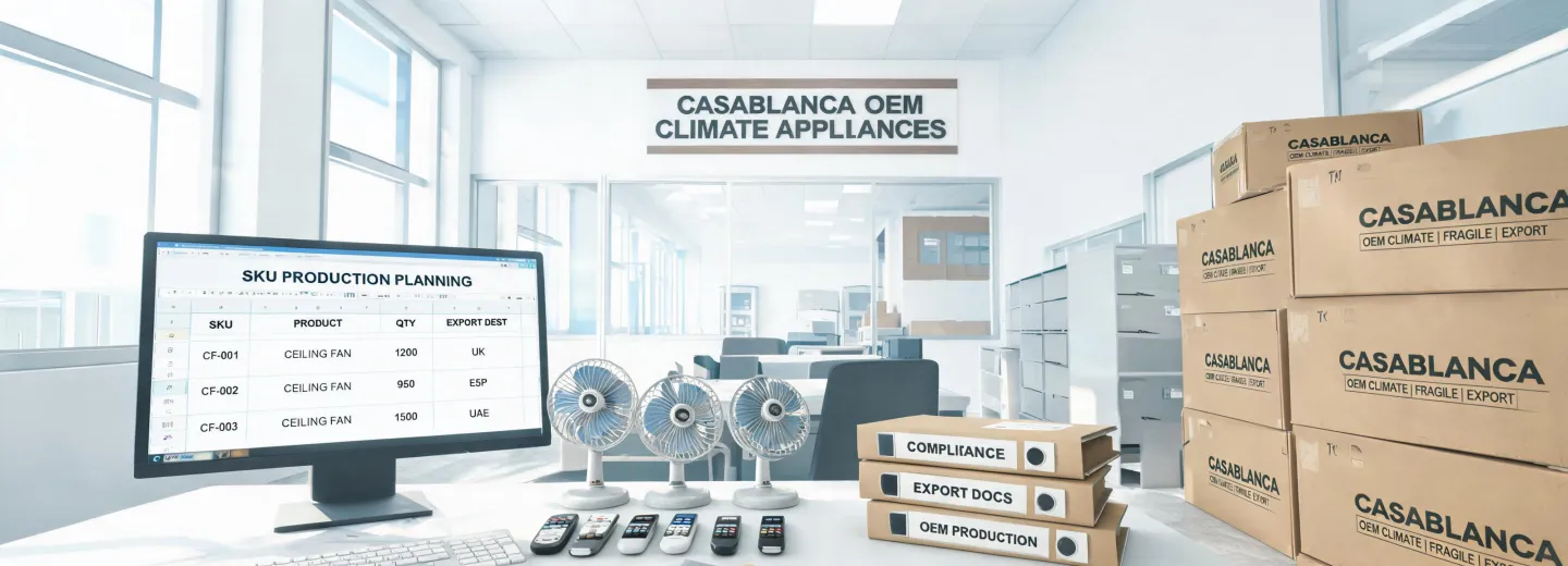 Home climate appliance sourcing process